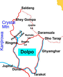 Dolpo Map Small